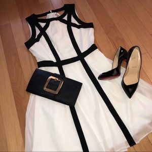 Banana Republic fit ‘n flare cocktail dress sz 6